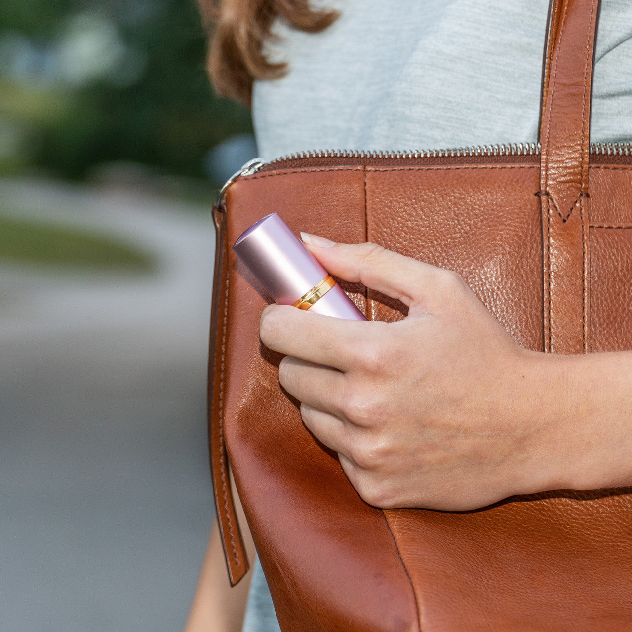 Sabre Pepper Spray Lipstick Design