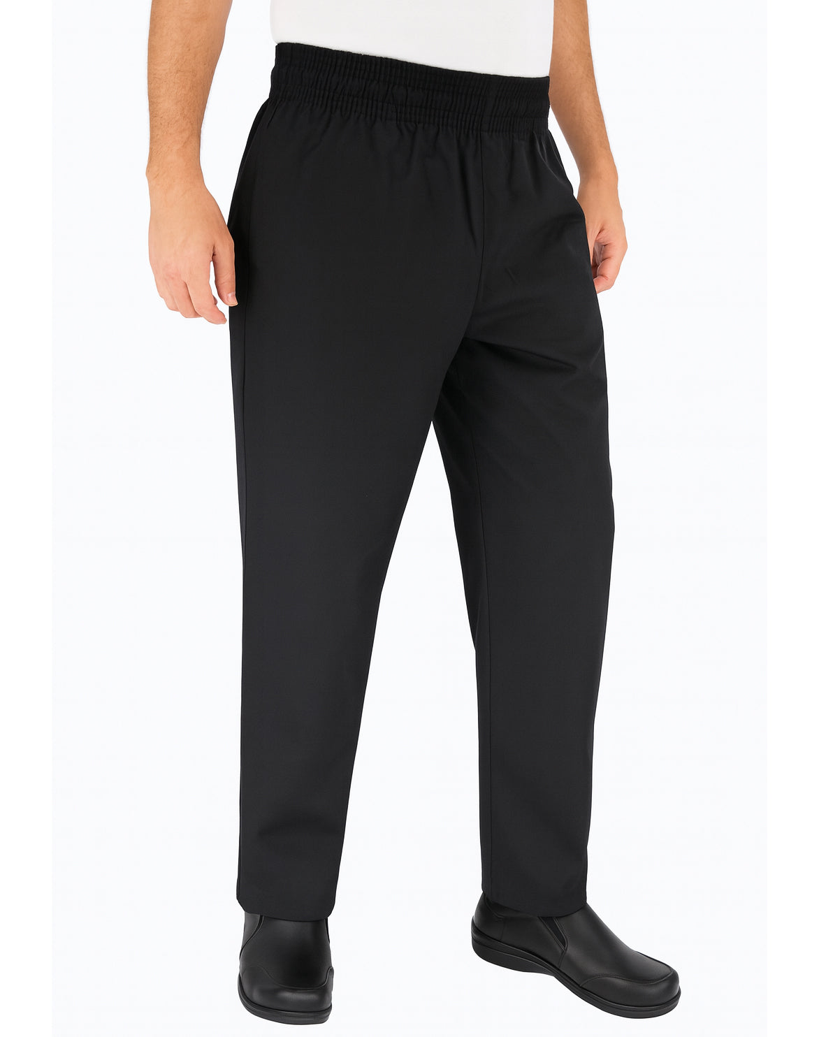 Culinary Master Men's Stretch Waist Drawstring Chef Pants