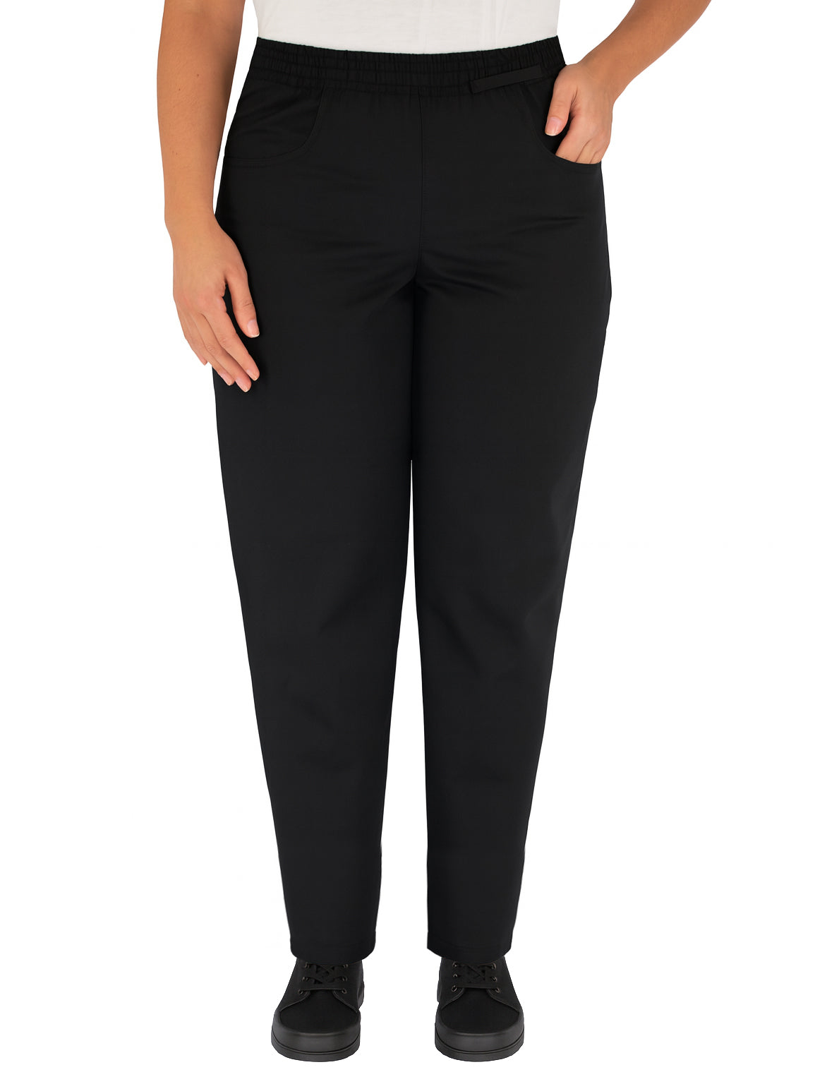 Culinary Master Women's Stretch Waist Drawstring Chef Pants