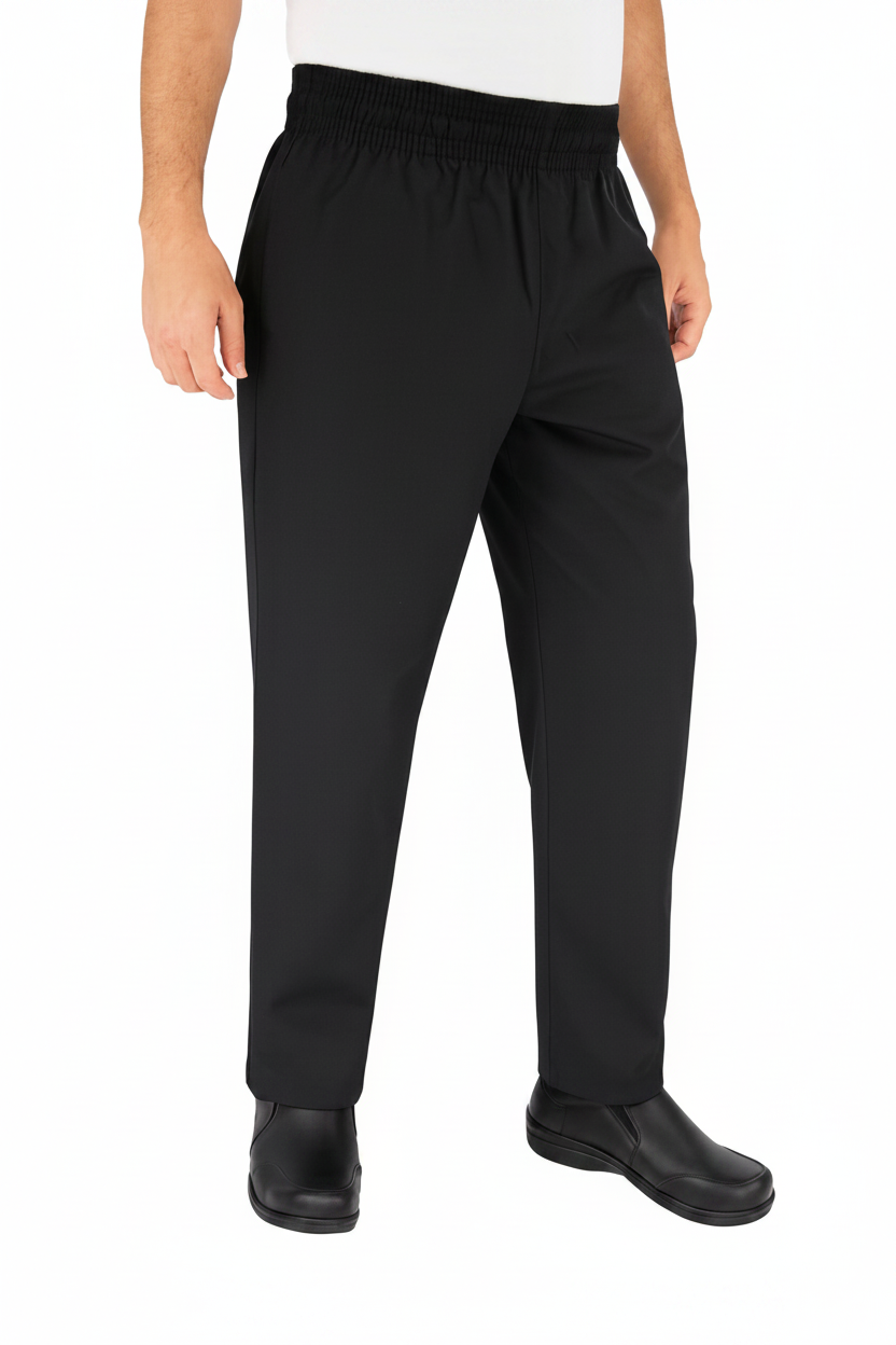 Culinary Master Chef Pants - Pure White Background