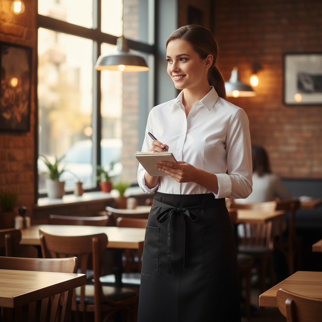 Female server