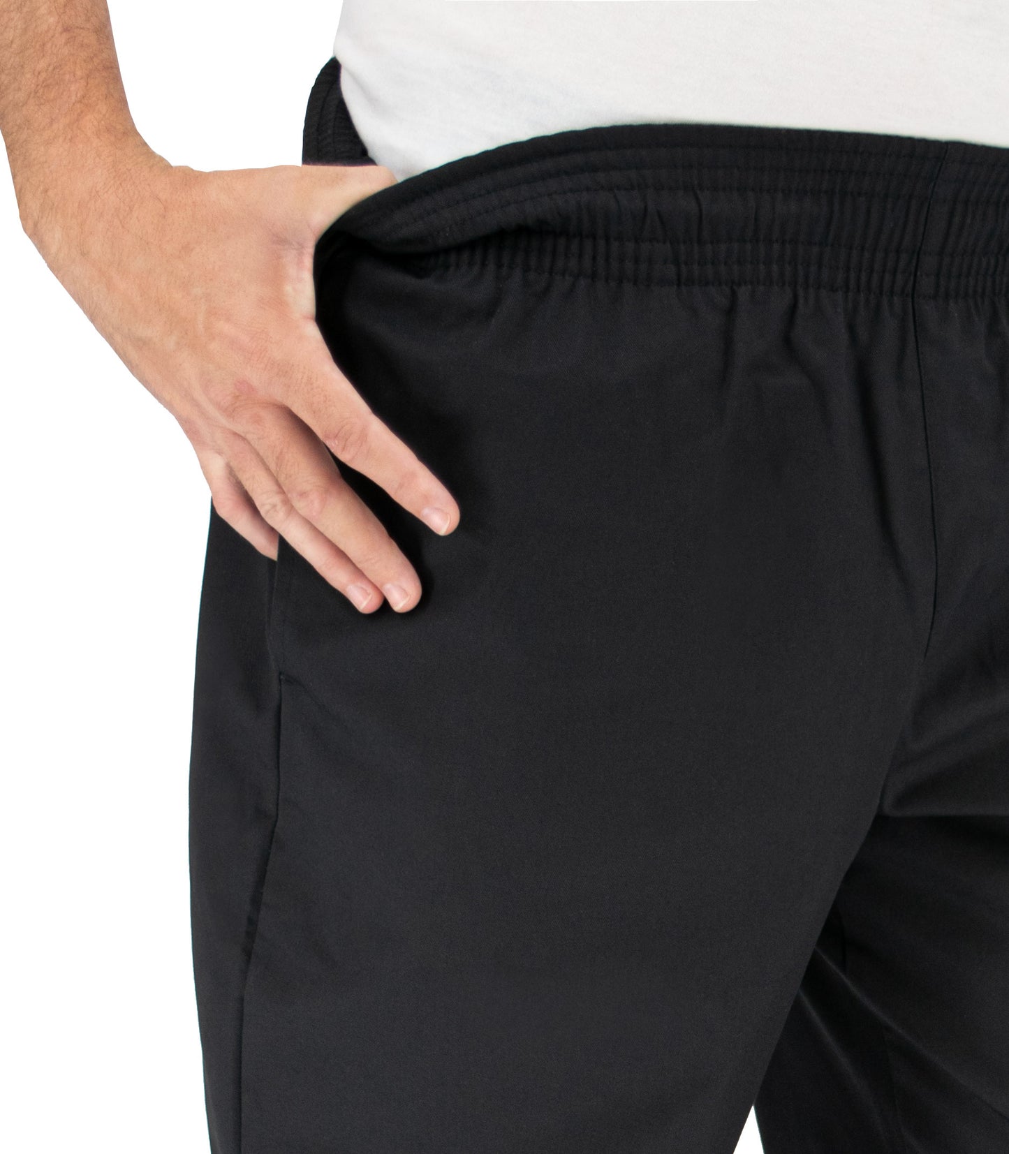 Culinary Master Men's Stretch Waist Drawstring Chef Pants
