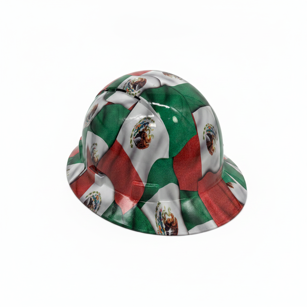 Mexico Hard Hat White BG 3