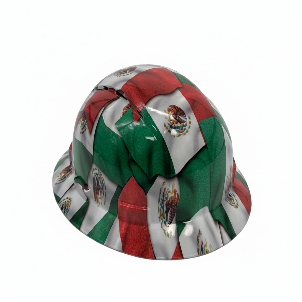 Mexico Hard Hat White BG 5