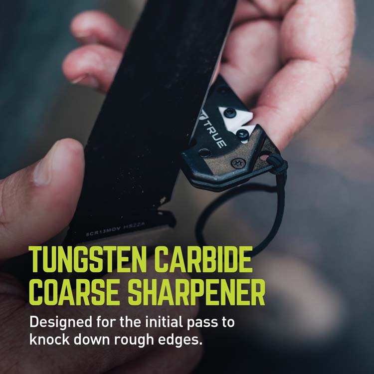True Mycro Compact Knife Sharpener with Carbide and Ceramic Slots