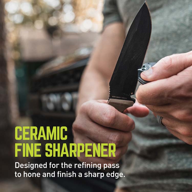True Mycro Compact Knife Sharpener with Carbide and Ceramic Slots