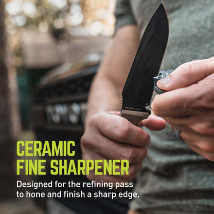 True Mycro Compact Knife Sharpener with Carbide and Ceramic Slots