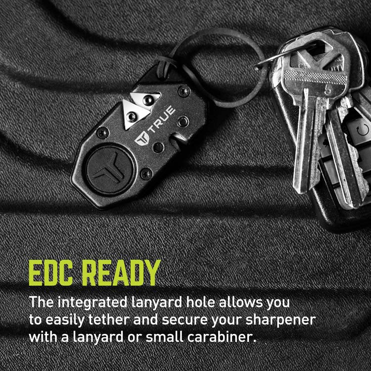 True Mycro Compact Knife Sharpener with Carbide and Ceramic Slots