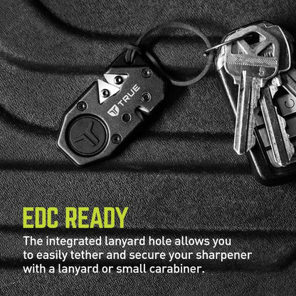 True Mycro Compact Knife Sharpener with Carbide and Ceramic Slots