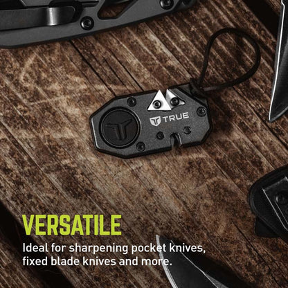True Mycro Compact Knife Sharpener with Carbide and Ceramic Slots