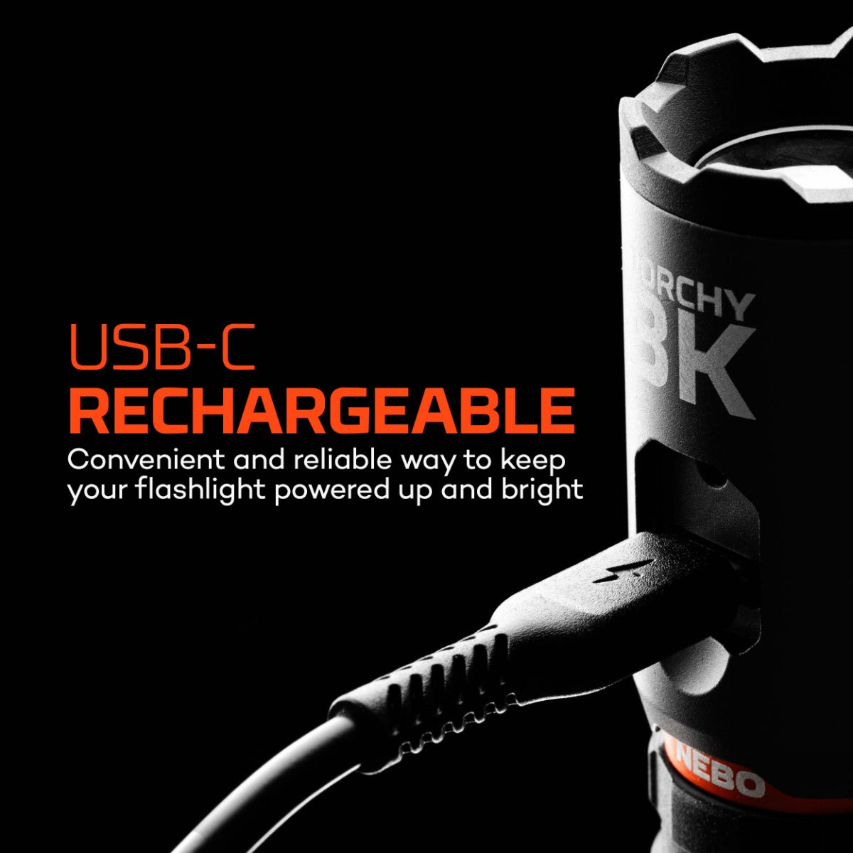 TORCHY 3K Rechargeable Pocket Flashlight