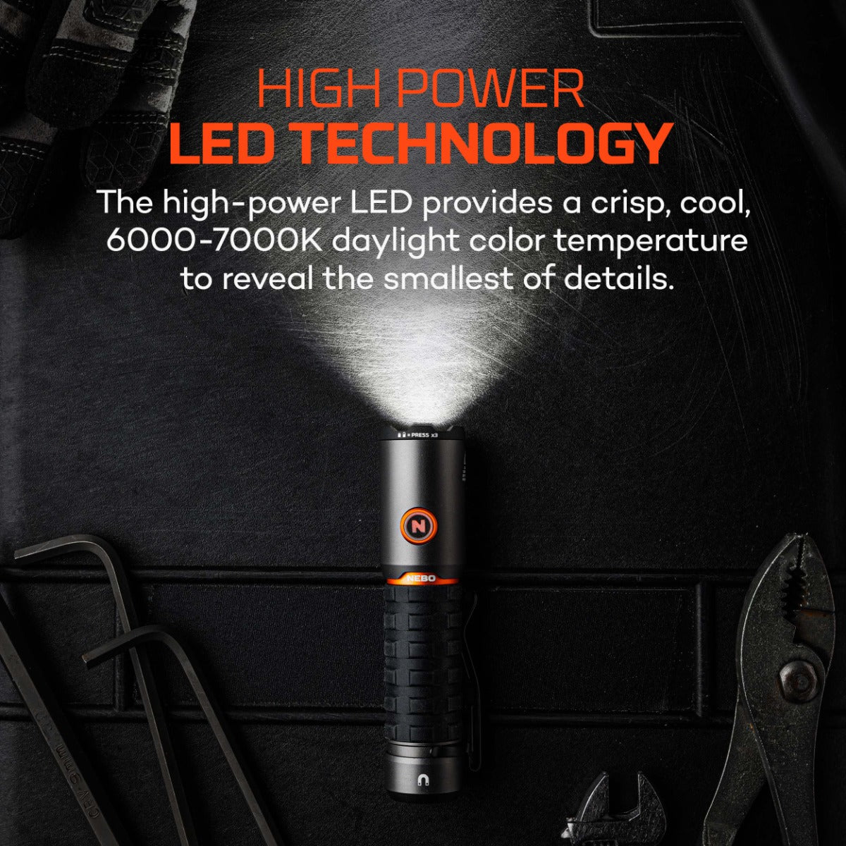 TORCHY 3K Rechargeable Pocket Flashlight