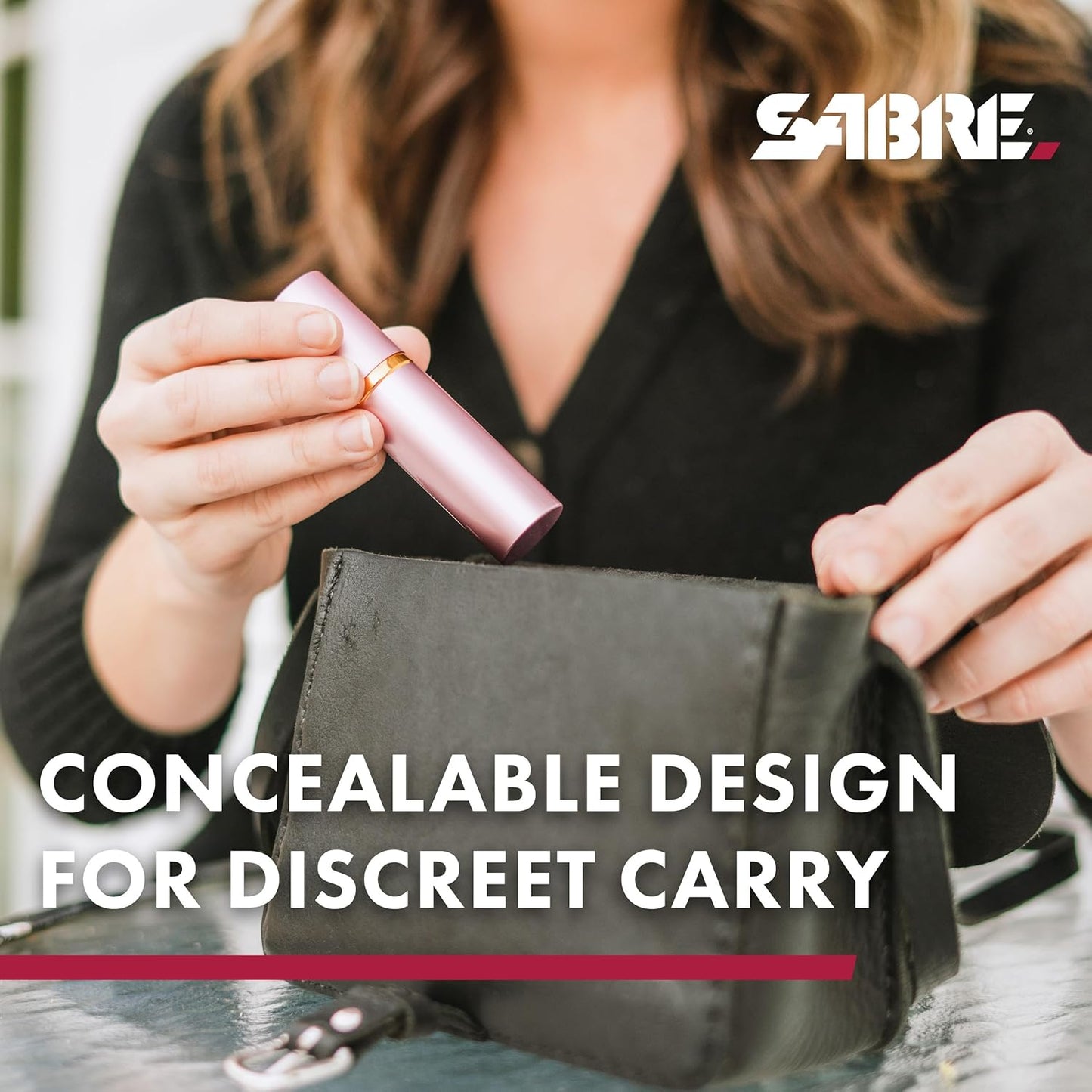 Sabre Pepper Spray Lipstick Design