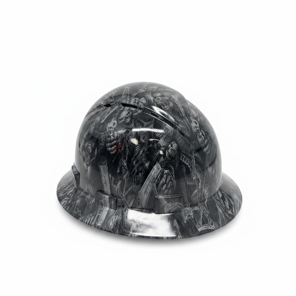 Skull Hard Hat White BG Retry 2