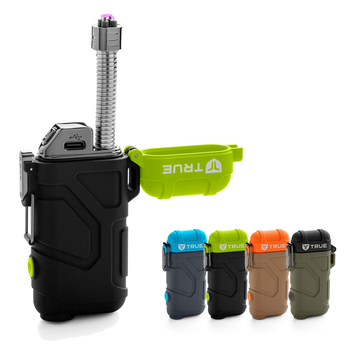 True Plasma Lighter XRL - Extendable, Flexible, Windproof w/Built-in Flashlight