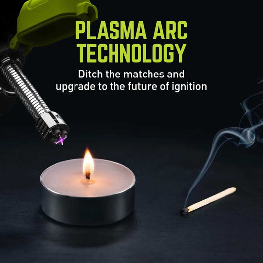 True Plasma Lighter XRL - Extendable, Flexible, Windproof w/Built-in Flashlight