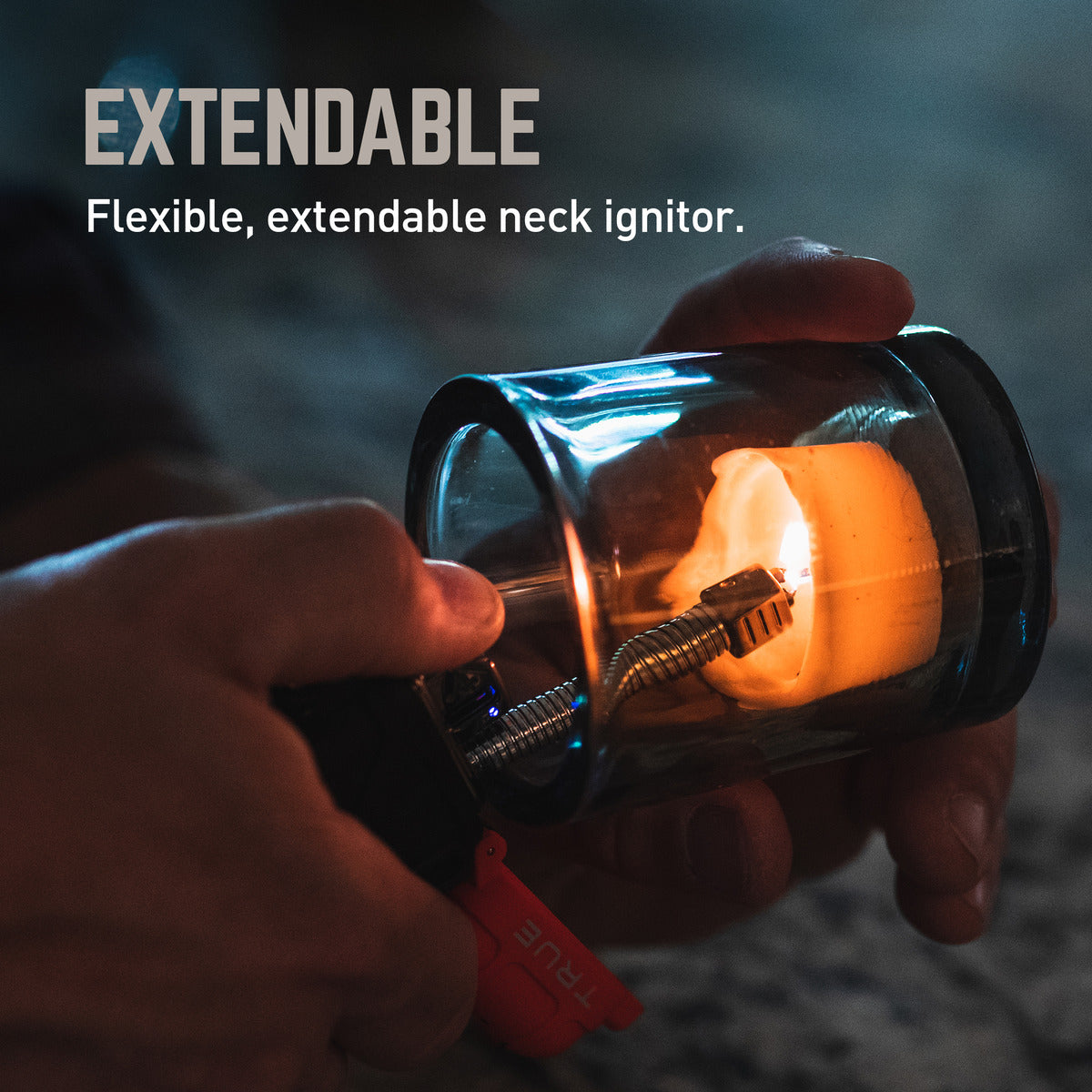 True Plasma Lighter XRL - Extendable, Flexible, Windproof w/Built-in Flashlight