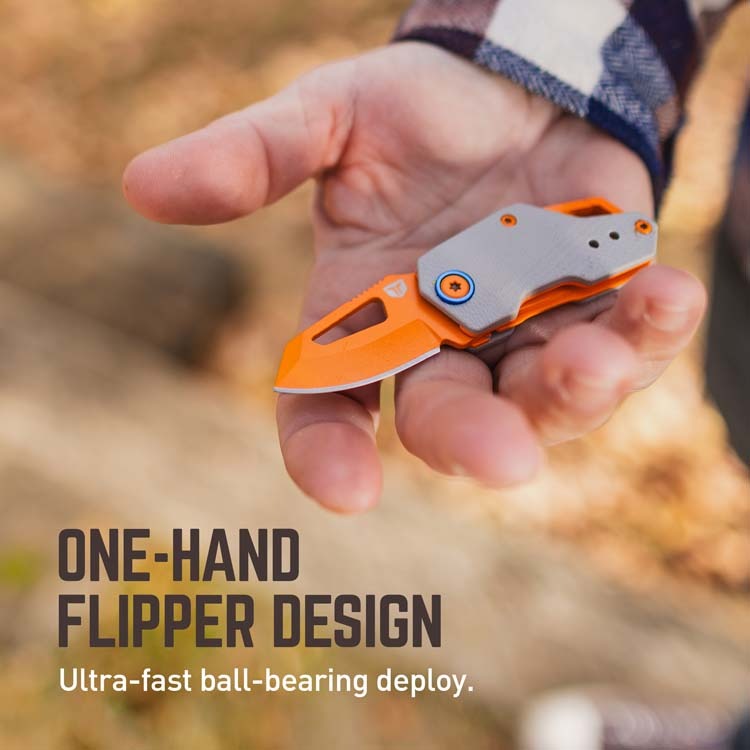 True Berm Keychain Flipper Knife