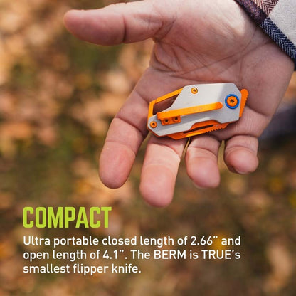 True Berm Keychain Flipper Knife