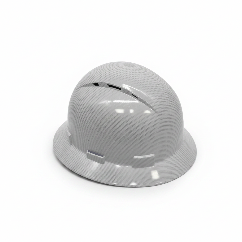 White CF Hard Hat 2