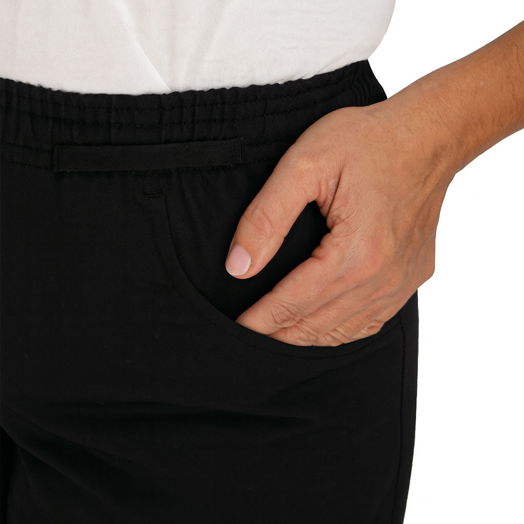 Culinary Master Women's Stretch Waist Drawstring Chef Pants