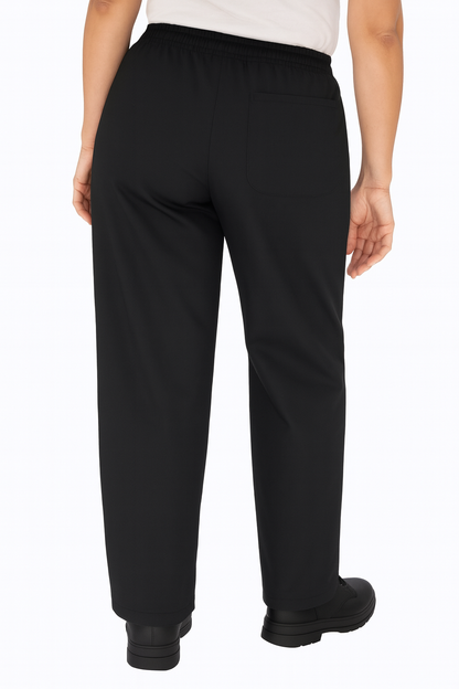 Culinary Master Women's Stretch Waist Drawstring Chef Pants